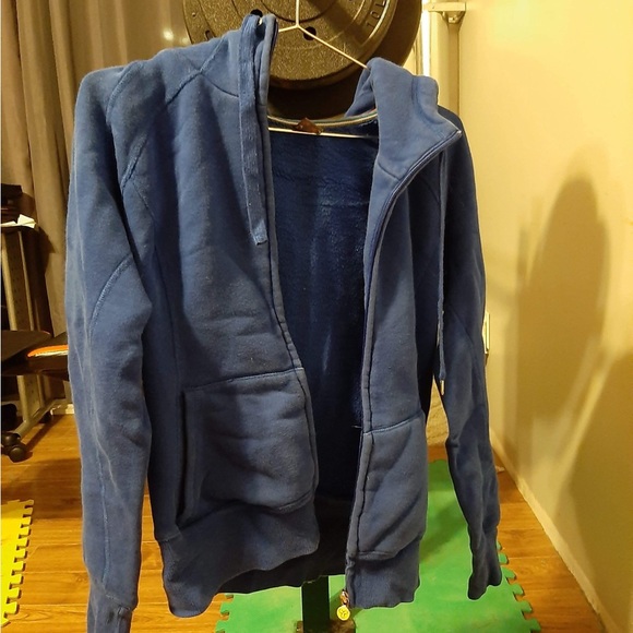 Blue TNA zip up hoodie - Picture 4 of 5